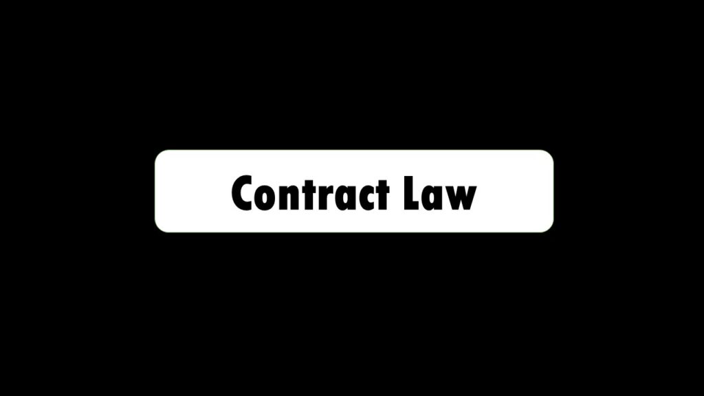 Contract Law - Litigating Hand