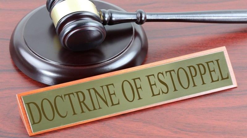 Law of estoppel